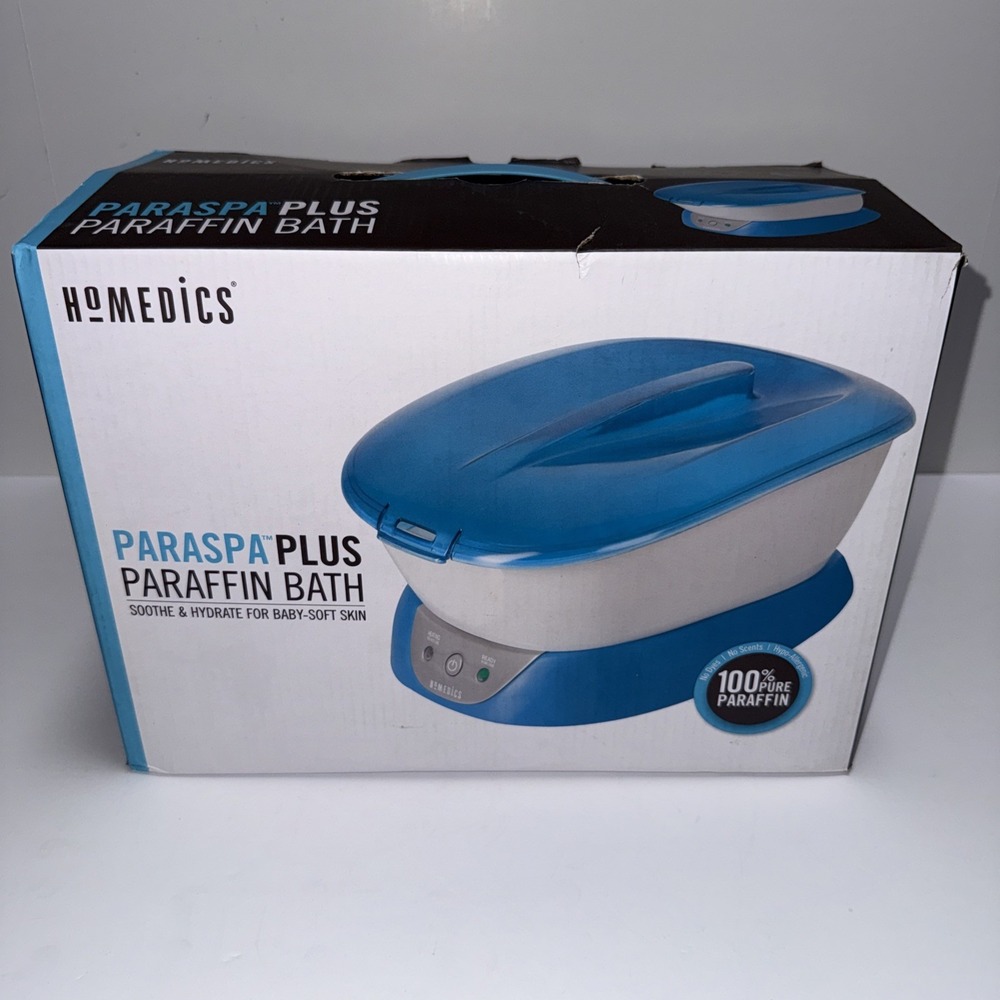 NEW HoMedics ParaSpa Plus Paraffin Bath PAR-350 Wax Spa Therapy System Open Box